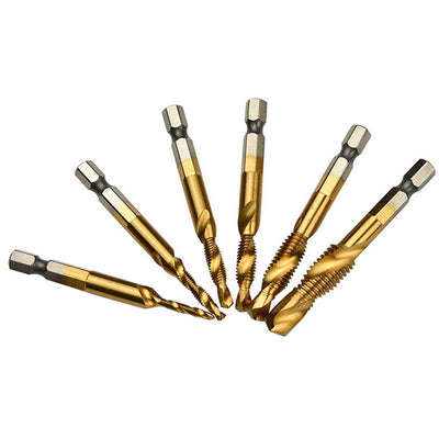 6 Piece Easy Tap Drill Set (Metric/US(SAE) Units)